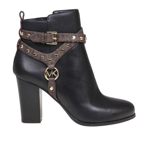 michael kors bottines talon|michael kors leather platform boots.